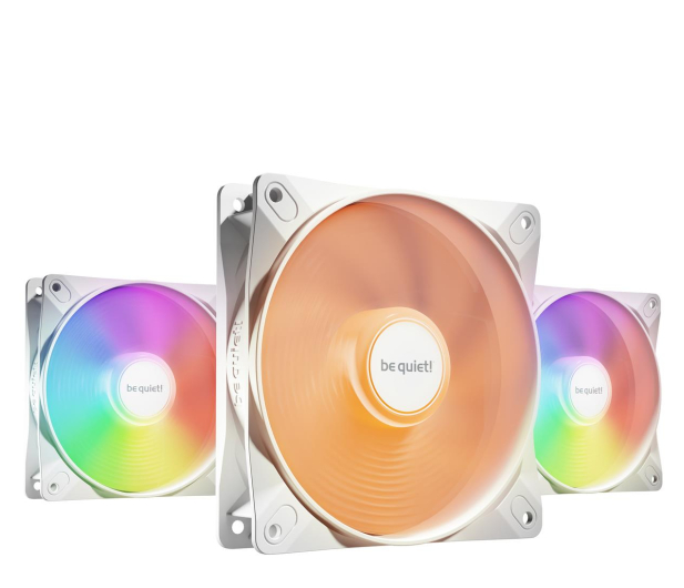 BE QUIET! Light Wings LX 120mm High-speed PWM White TriplePack 3x120mm - 1287581 - zdjęcie